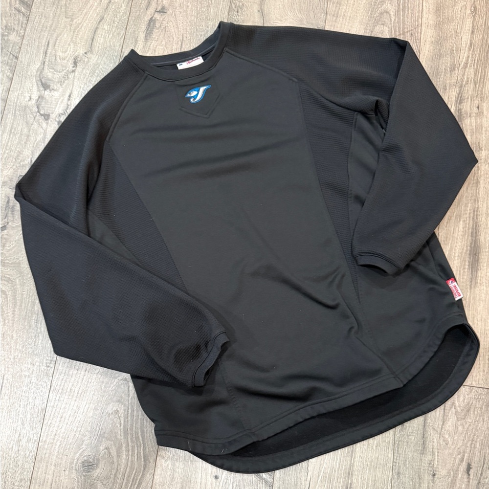 Toronto Blue Jays MLB Majestic Thermabase sweater, men’s large